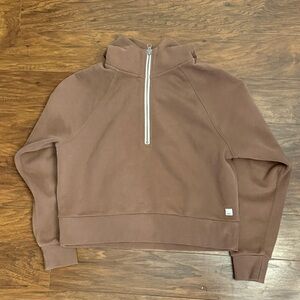 Vuori Brown Half-Zip Pullover